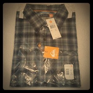 NWT💥 Quicksilver plaid dress shirt
